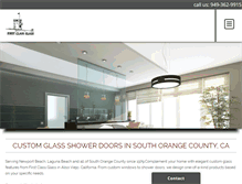 Tablet Screenshot of firstclassglass.net